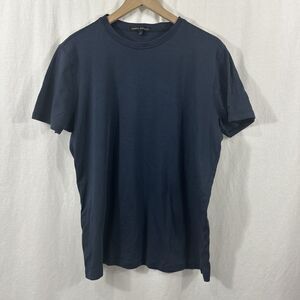 Robert Barakett Blue Night Barakett Tee Mens Size L Organic Pima Cotton Casual